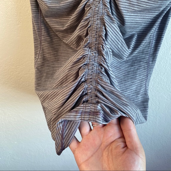Lululemon Ruche Of Adrenaline Tank Gray Size 4 - Picture 8 of 14